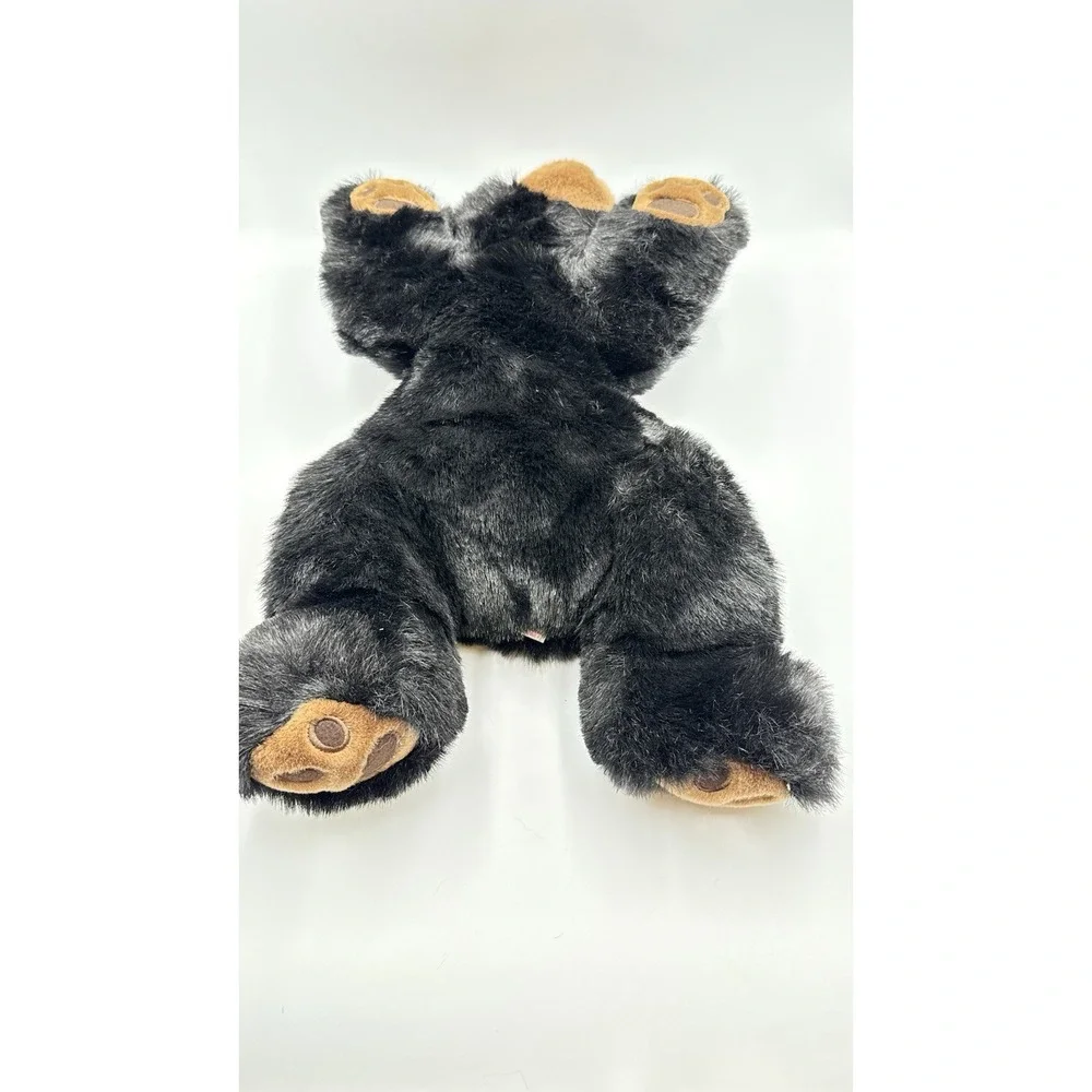 TY Classic Vintage Paws Black Bear 1996 Retired Stuffed Animal 18
